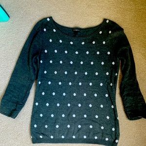 Gray limited sweater.